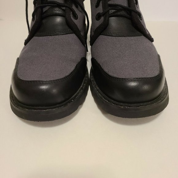 Timberland Newmarket Trans Men Size 9 Wide Gray Black Combat Excellent C… - Picture 7 of 12